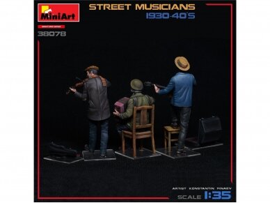 Miniart - Street Musicians 1930-40s, 1/35, 38078 2
