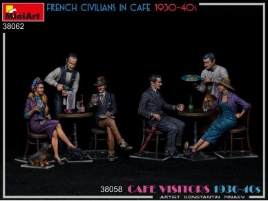 Miniart - French Civilians in Cafe 1930-40s, 1/35, 38062 1