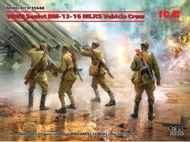 ICM - WWII Soviet BM-13-16 MLRS Vehicle Crew, 1/35, 35648