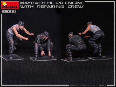 Miniart - Maybach HL 120 Engine for Panzer III/IV family with repairing crew, 1/35, 35331 3