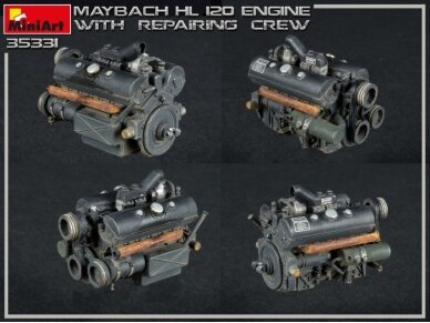 Miniart - Maybach HL 120 Engine for Panzer III/IV family with repairing crew, 1/35, 35331 4