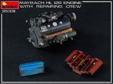 Miniart - Maybach HL 120 Engine for Panzer III/IV family with repairing crew, 1/35, 35331 5