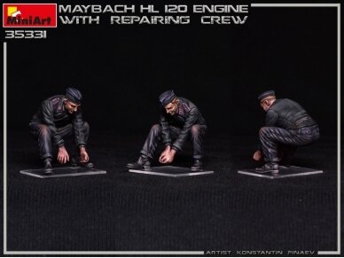 Miniart - Maybach HL 120 Engine for Panzer III/IV family with repairing crew, 1/35, 35331 1