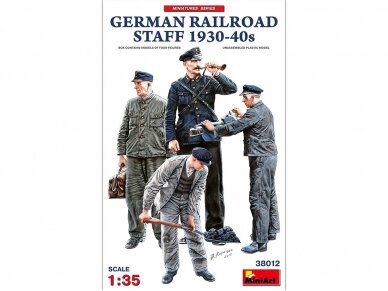 Miniart - German Railroad Staff 1930-40s, 1/35, 38012