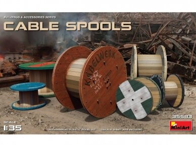 Miniart - Cable Spools, 1/35, 35583