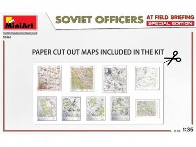 Miniart - Soviet Officers at Field Briefing Special Edition, 1/35, 35365 8 Miniart - Soviet Officers at Field Briefing Special Edition, 1/35, 35365 8