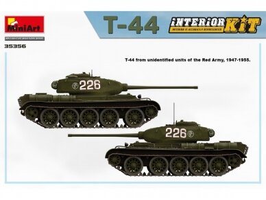 Miniart - T-44 Interior kit, 1/35, 35356 48