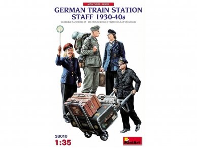 Miniart - German Railstation staff 1930-40S, 1/35, 38010