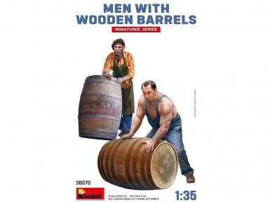 Miniart - Men with wooden Barrels, 1/35, 38070
