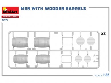 Miniart - Men with wooden Barrels, 1/35, 38070 3 Miniart - Men with wooden Barrels, 1/35, 38070 3