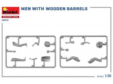 Miniart - Men with wooden Barrels, 1/35, 38070 4 Miniart - Men with wooden Barrels, 1/35, 38070 4