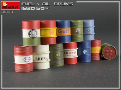 Miniart - Fuel & Oil Drums 1930-50s, 1/35, 35613 1 Miniart - Fuel & Oil Drums 1930-50s, 1/35, 35613 1