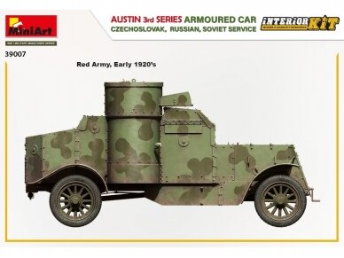 Miniart - Austin Armoured Car 3rd series. Czechoslovak, Russian, Soviet service, 1/35, 39007 8