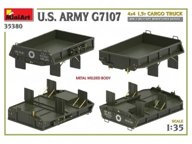 Miniart - U.S. ARMY G7107 4X4 1,5t CARGO TRUCK, 1/35, 35380 27