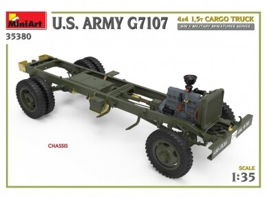 Miniart - U.S. ARMY G7107 4X4 1,5t CARGO TRUCK, 1/35, 35380 30