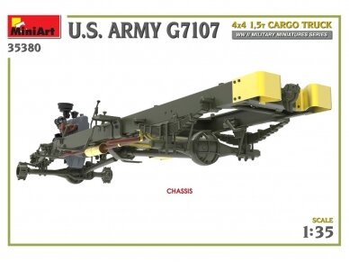 Miniart - U.S. ARMY G7107 4X4 1,5t CARGO TRUCK, 1/35, 35380 32