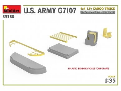 Miniart - U.S. ARMY G7107 4X4 1,5t CARGO TRUCK, 1/35, 35380 34
