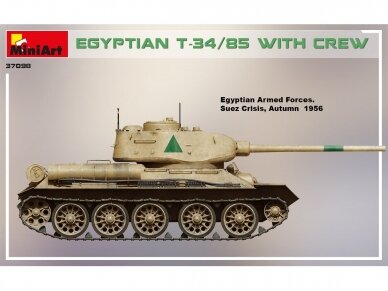 Miniart - Egyptian T-34/85 with crew, 1/35, 37098 3