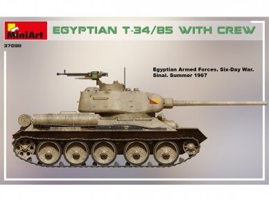 Miniart - Egyptian T-34/85 with crew, 1/35, 37098 5