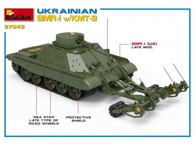 Miniart - Ukrainian BMR-1 with KMT-9, 1/35, 37043 7