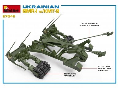 Miniart - Ukrainian BMR-1 with KMT-9, 1/35, 37043 9