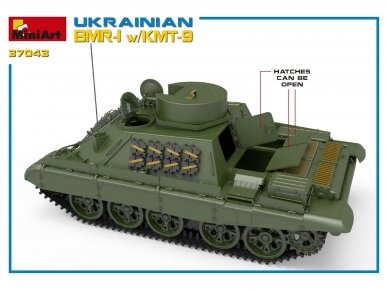Miniart - Ukrainian BMR-1 with KMT-9, 1/35, 37043 12