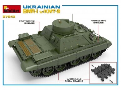 Miniart - Ukrainian BMR-1 with KMT-9, 1/35, 37043 13
