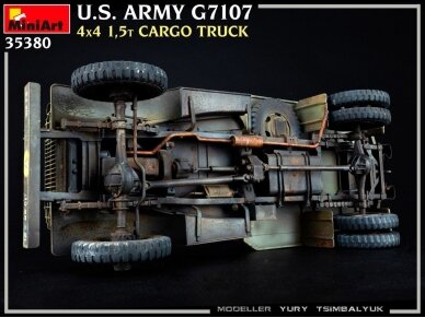 Miniart - U.S. ARMY G7107 4X4 1,5t CARGO TRUCK, 1/35, 35380 8