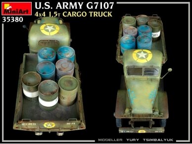 Miniart - U.S. ARMY G7107 4X4 1,5t CARGO TRUCK, 1/35, 35380 9