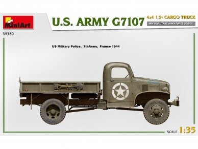 Miniart - U.S. ARMY G7107 4X4 1,5t CARGO TRUCK, 1/35, 35380 58