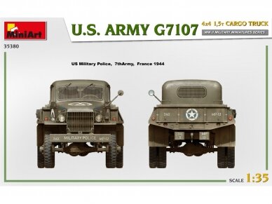 Miniart - U.S. ARMY G7107 4X4 1,5t CARGO TRUCK, 1/35, 35380 59