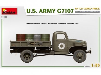 Miniart - U.S. ARMY G7107 4X4 1,5t CARGO TRUCK, 1/35, 35380 60