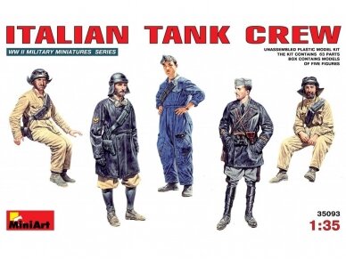 Miniart - Italian Tank Crew, 1/35, 35093
