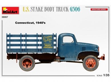 Miniart - U.S. Stake Body Truck Chevrolet G506, 1/35, 38067 9