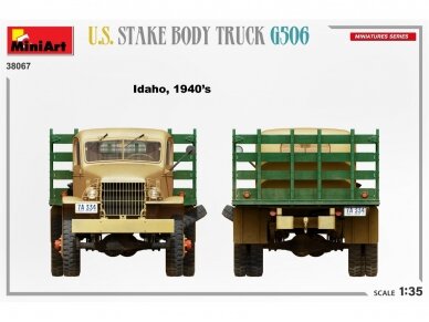 Miniart - U.S. Stake Body Truck Chevrolet G506, 1/35, 38067 12