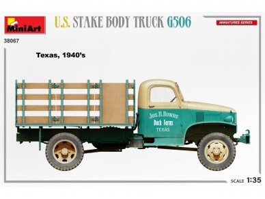 Miniart - U.S. Stake Body Truck Chevrolet G506, 1/35, 38067 15