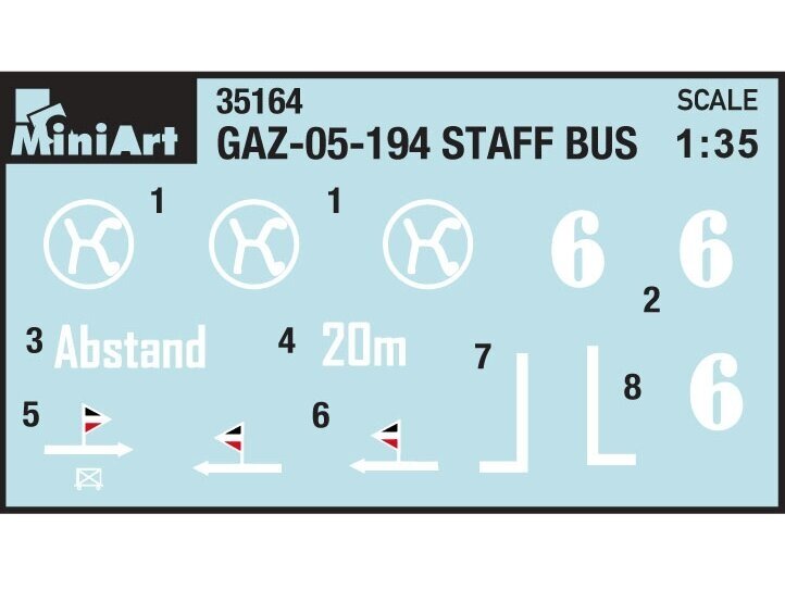 Miniart - GAZ-05-193 Staff Bus, 1/35, 35156 25 Miniart - GAZ-05-193 Staff Bus, 1/35, 35156 25