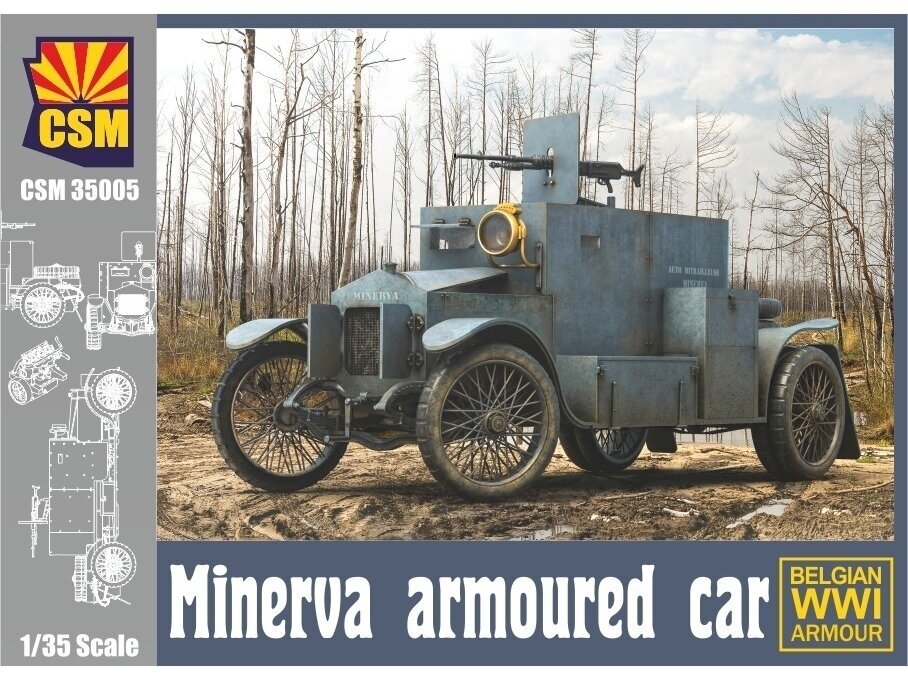 CSM - Minerva Armoured Car, 1/35, 35004 CSM - Minerva Armoured Car, 1/35, 35004