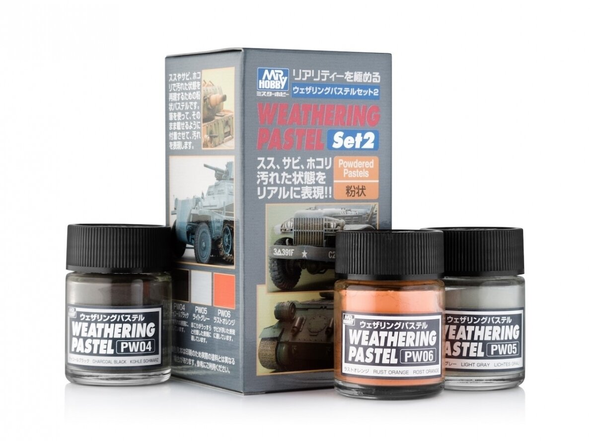 Mr.Hobby - Weathering Pastel Set 2, PP-102 Mr.Hobby - Weathering Pastel Set 2, PP-102