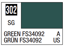 Mr.Hobby - Mr.Color serijos nitro dažai C-302 FS34092 Green, 10ml