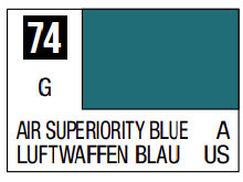 Mr.Hobby - Mr.Color serijos nitro dažai C-074 Air Superiority Blue, 10ml