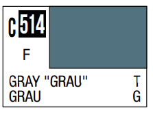 Mr.Hobby - Mr.Color serijos nitro dažai C-514 Gray "Grau", 10ml