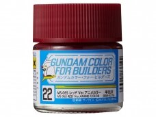 Mr.Hobby - Gundam Color For Builders serijos dažai MS-06S RED Ver., 10 ml, UG-22