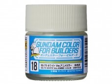 Mr.Hobby - Gundam Color For Builders serijos dažai RX-78 WHITE Ver., 10 ml, UG-18