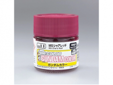 Mr.Hobby - Gundam Color krāsas MS Char's Red (Semi-Gloss), 10 ml, UG-11