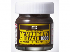 Mr.Hobby - Mr. Mahogany Surfacer 1000 gruntas rudas, 40 ml, SF-290
