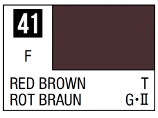 Mr.Hobby - Mr.Color serijos nitro dažai C-041 Red Brown, 10ml Mr.Hobby - Mr.Color serijos nitro dažai C-041 Red Brown, 10ml
