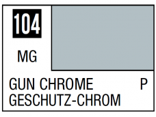 Mr.Hobby - Mr.Color serijos nitro dažai C-104 Gun Chrome, 10ml Mr.Hobby - Mr.Color serijos nitro dažai C-104 Gun Chrome, 10ml