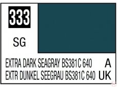 Mr.Hobby - Mr.Color serijos nitro dažai C-333 Extra DarK Seagray BS381C 640, 10ml
