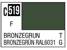 Mr.Hobby - Mr.Color serijos nitro dažai C-519 Bronzegrün, 10ml Mr.Hobby - Mr.Color serijos nitro dažai C-519 Bronzegrün, 10ml